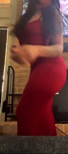 Red Sundress Ass Clap #clapping #tiktok #sundress #bodycondress