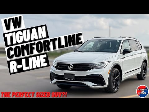 2024 VOLKSWAGEN TIGUAN COMFORTLINE R-LINE! | *Full Walkaround Review* | The Perfect Sized SUV?!