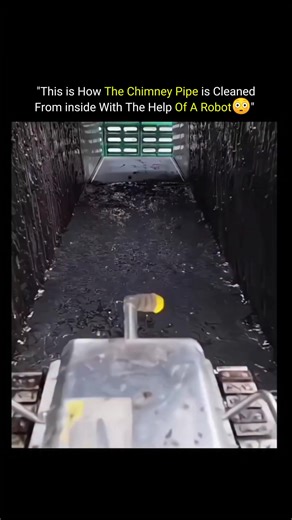 𝐒𝐜𝐢𝐞𝐧𝐜𝐞 𝐓𝐡𝐚𝐭 𝐇𝐢𝐭𝐬 𝐃𝐢𝐟𝐟𝐞𝐫𝐞𝐧𝐭 on Instagram: "A robot is used to clean the chimney pipe from the inside by moving through it with rotating brushes that remove soot and debris. A built-in camera helps operators monitor the process in real time, making the cleaning safer, faster, and more precise than manual methods. This technology improves efficiency but is usually combined with human inspection for best results. "DM for credit/removal" Follow @explainexus for more 📸 ✨ #edu