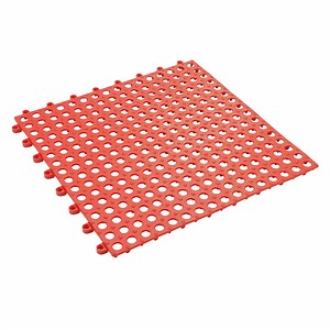 [Hot Item] PVC Interlocking Rubber Floor Tiles with Drain Holes DIY Size Bathroom Shower Toilet Non-Slip Floor Tile, Interlocking Massage Soft Cushion Floor Tiles