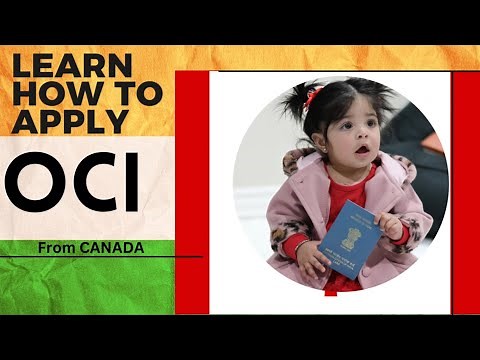 How to apply OCI in 2023 I Minor Application I BLS Canada