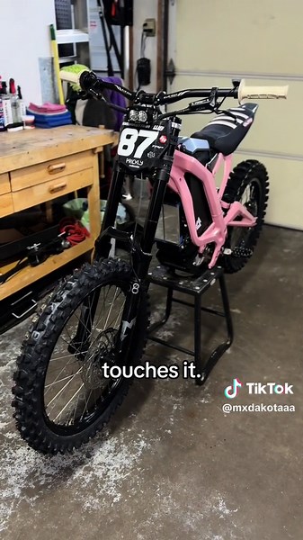 Pink Surron - The World's Fastest Electric Bike