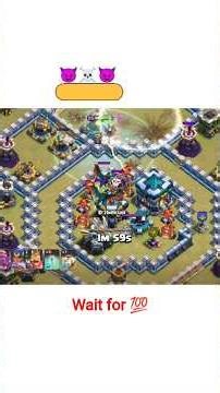 COC Royal champion and invisible spell #coc #war #game