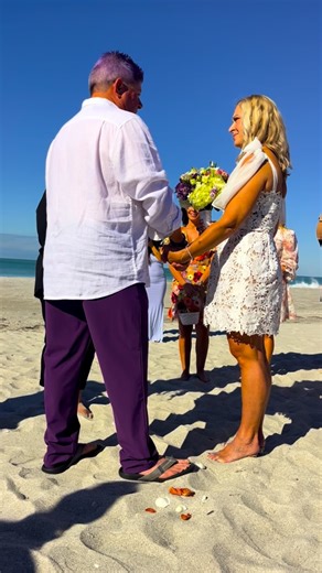 Longboat Key ....Beach, Shells, Sunsets,Palm Trees on Instagram: "The Longboat Pickle Wedding of the Year💛 Congratulations Mark and Andrea"