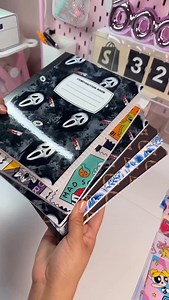 Pack an order with me 🎧 - Shop these and more on lovelytransfers.com - #asmr #asmrcrunch #compositionnotebook #notebooks #customnotebook #junkjournal #junkjournals #junkjournaling #explorepage | Lovely Creationss LV