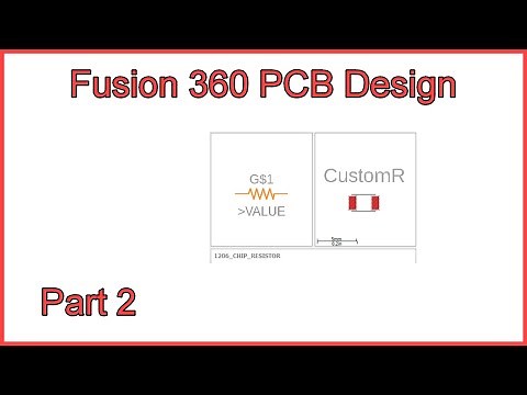 Custom PCB Libraries in Fusion 360: Episode 2 #Fusion360 #Fusion360PCB #Maker