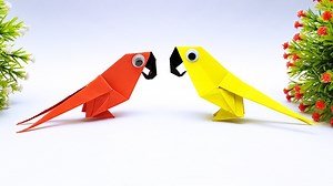 14K views · 765 reactions | How To Make An Origami Parrot | Easy & Simple Paper Bird | EASY Origami Parrot Making With Paper #OrigamiParrot #SimplePaperBird #PaperParrotMaking | Entertaining Arts | Facebook