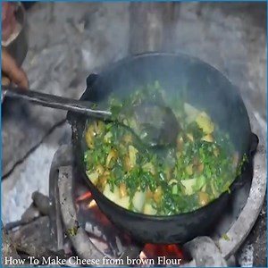 How Rural Nepali Made Cheese From CORN FLOUR-- Village Primitive Cooking Technology | Nepali Village Family