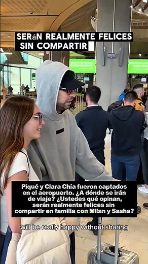 CAUGHT At The Airport! Piqué and Clara Chía Reappear. Where Are They Going? ✈️😳