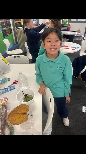 As part of our work in English for Informative Writing, Year 3 Silver followed instructions to create their own 'Bug Hotels' using plastic bottles and other natural materials! Did you know that Bug Hotels create a safe habitat for insects and also provide shelter for them? 🐛🦗🪲🐞 | St Therese Catholic Primary School Mascot