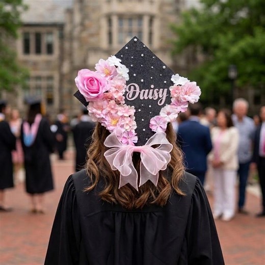 Graduation Cap Decoration Kit, Artificial Flower Set for Grad Cap, DIY Floral Mortarboard Decor - Etsy