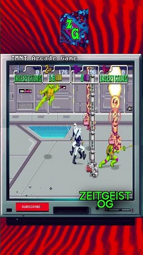 TMNT Arcade Game (1989) Into the Technodrome