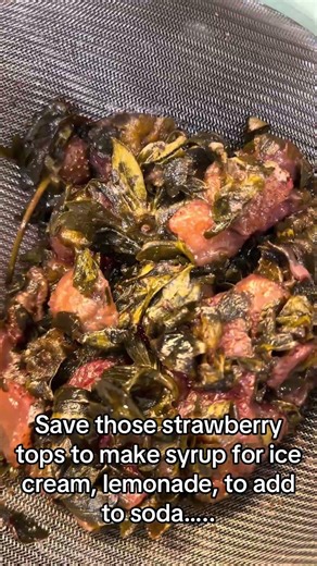 Make some strawberry syrup!
