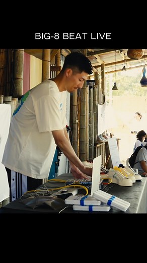 BIG-8 at 森戸海岸OASIS #ビートメイカー #トラックメイカー #ヒップホップ