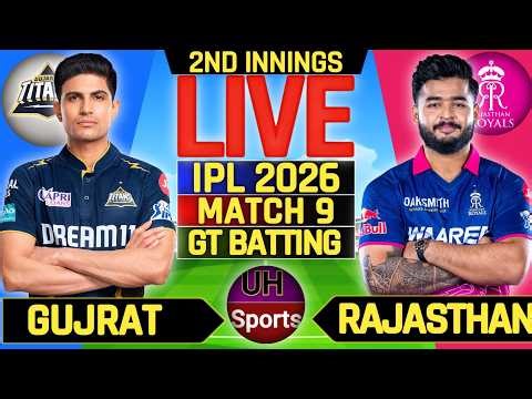 🔴LIVE RR vs GT Live Match Cricket Scores, 2026 IPL GT Bat, Cricket Match Today Live | IPL Live Match