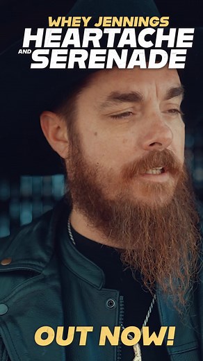 My new music video Heartache and Serenade up on my Youtube now! 🤟 | Whey Jennings