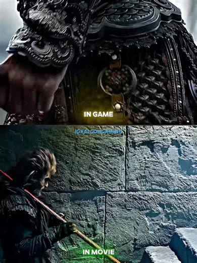 MONKEY KING MOVIE VS GAME😎#wukong #gaming #viral #blackmythwukonggameplay