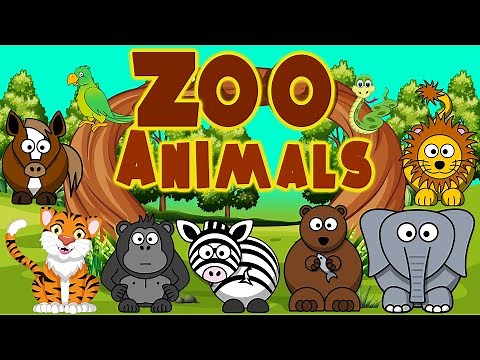 Zoo Animals Sounds | Animal Sounds for Kids | LittleKidsTV