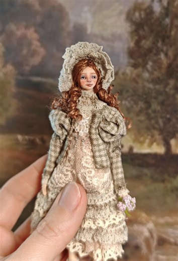 1:12 Scale Doll, Dollhouse Miniatures, Dollhouse Doll, Miniature Doll - Etsy