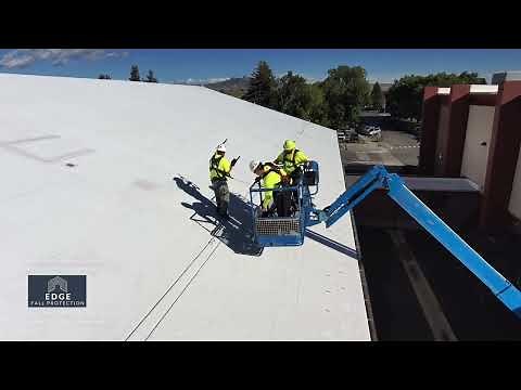 Horizontal Lifeline System for Rooftop Fall Protection (OSHA Compliant)