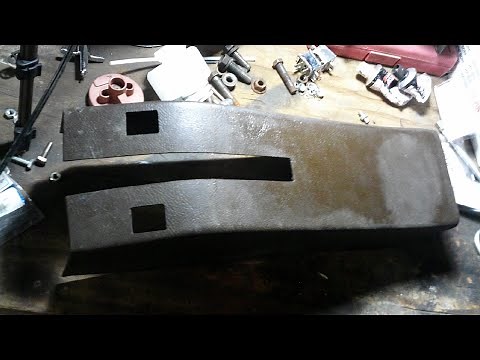 How to repair the emergency brake console cover on a C3 Corvette.