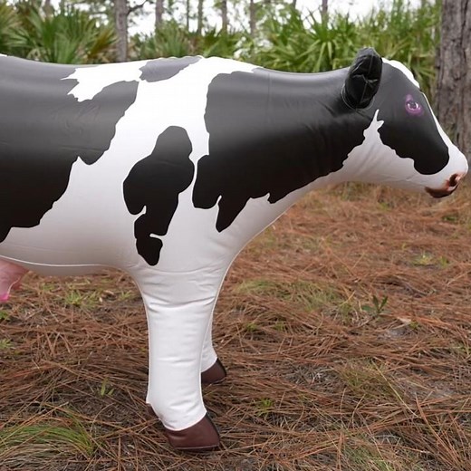 37-Inch Realistic Inflatable Cow from Jet Creations
