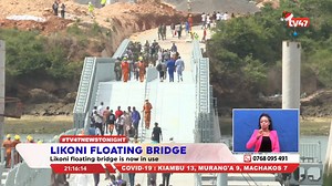 LIKONI FLOATING BRIDGE Residents of Likoni have officially started using the Likoni floating bridge today after it was launched by President Uhuru Kenyatta last month. #TV47News @Abouhbakar