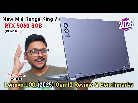 First RTX 5060 Gaming Laptop in India... 😱 Lenovo LOQ (2025) Intel Core i7 14700HX Review 🔥