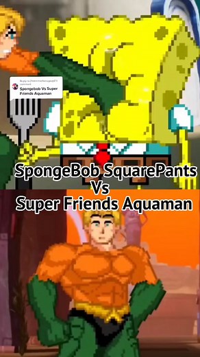 SpongeBob vs Super Friends Aquaman Death Battle