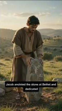 Jacob Anointed the Stone at Bethel! 🕊️✨ | Genesis 28