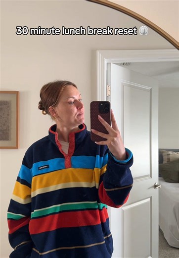 lunch break reset, shocking how much I can get done with a timer set ⏲️🙃 #lunchbreak #quickclean #cleantok #home #wfh