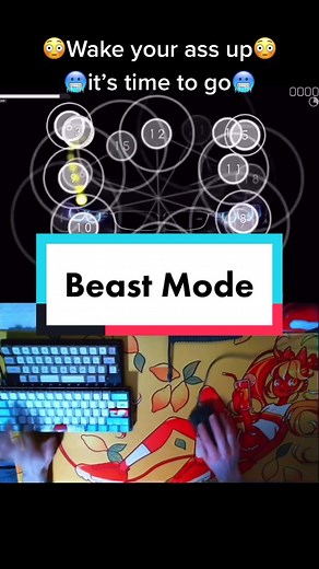 Almost went beast mode 😈 #osu #osugame #fyp #fypシ #foryou #funny #meme #viral #beastmode