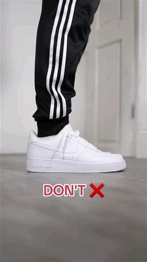 New To How To Correctly Wear Air Force 1s? #shorts