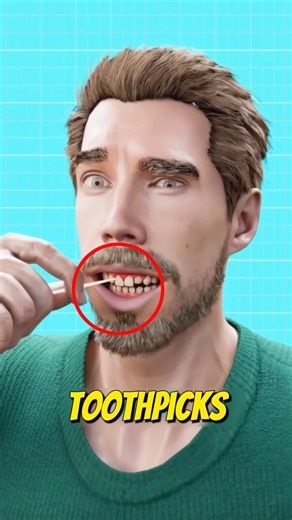 Why Toothpicks Are Secretly Damaging Your Teeth 😳