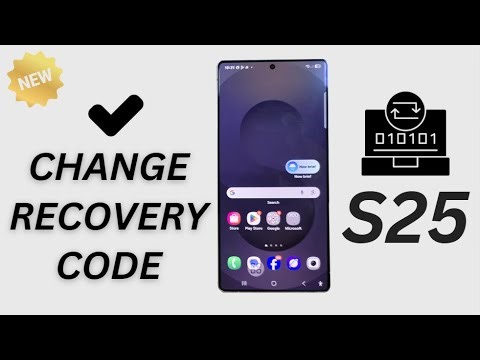 🔒 Stay Safe! How to Change Recovery Code on Galaxy S25/S25+/Ultra (2025)