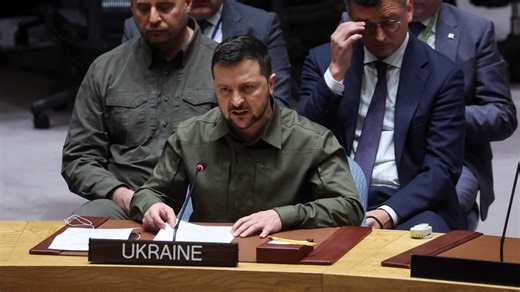 Zelenskyy tells UN Security Council to remove Russia's veto power