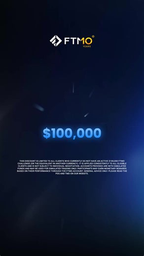 Celebrate 10 years of FTMO with a special deal: 19% off $100,000 FTMO Challenge. Claim your discount now! | FTMO.com | Facebook