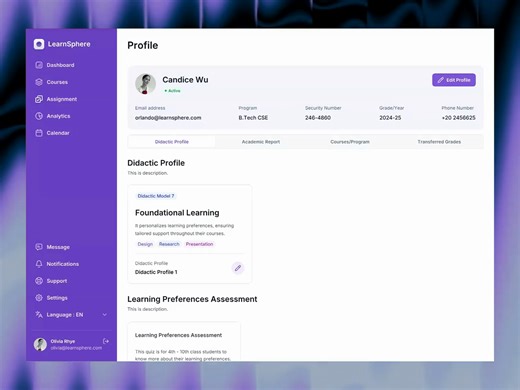 LearnSphere — Scalable Role-Based EdTech WebApp