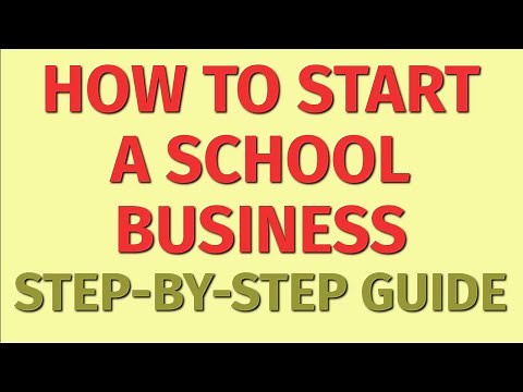 Starting a School Business Guide | How to Start a School Business | School Business Ideas