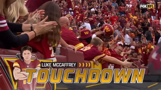 TakeCommand | LUKE MCCAFFREY TOUCHDOWN 41-24 Jaylen Lane. Bill. Luke McCaffrey. Not a bad day for Commanders draft picks. —————————————————————————... | Instagram