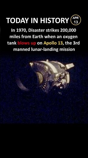 How Did Apollo 13 SURVIVE Disaster? 🚀 #TodayInHistory #ThisDayInHistory #History
