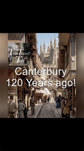 Canterbury, Kent in the early 1900's. Around 120 Years ago. (The wide version!). Can you spot the cat? Scenes around the city which are still there today. A wonderful place to visit. (Individual original photographs have been colourised and then animated using AI technology to then produce this collated video. It is therefore purely a representation of movement in the scene at the point of the photograph, though the scenes are real.) #kent #kentlife #canterbury #thenandnow #history #englishherit