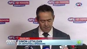 Catch this morning's headlines before tonight's Tribunal appeal hearing. | AFL