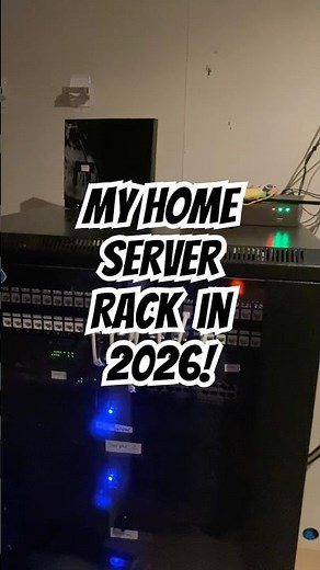 My Home Server Rack Setup in 2026 So Far! #youtube #homelab #serverrack #youtubeshorts #ytshorts