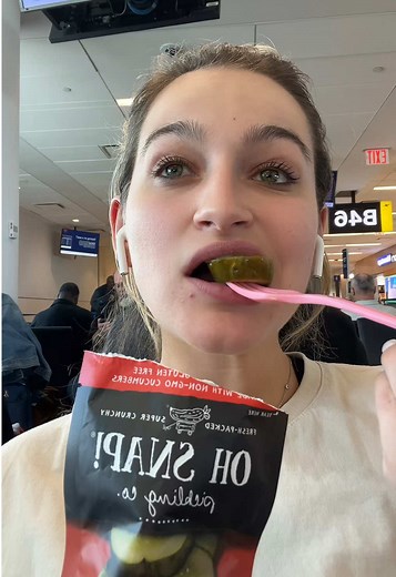 The Fun of Eating Pickles on a Flight