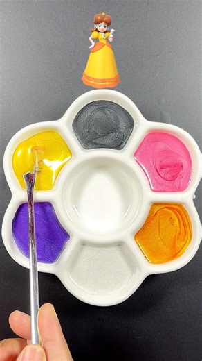 Super Mario ⭐️ Color Mixing (Part-2) #satisfying #colors #colormixing #games #mario #supermario