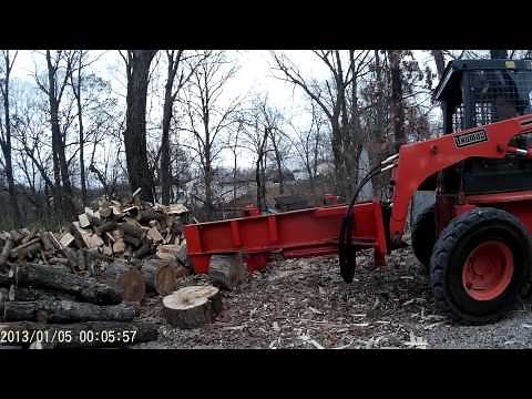 Homemade Skid Steer Log Splitter Very Heavy Duty
