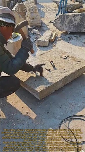 DIY Landscape Stone: Mastering the Hand-Chisel Technique