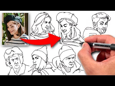 How To SIMPLIFY SMALL FACES - Easy Sketching Steps!