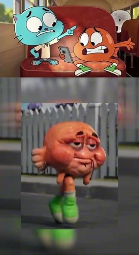 REAL LIFE DARWIN IS CREEPY! 💀 #theamazingworldofgumball